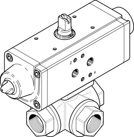 Exemplarische Darstellung: VZBA-1/2"-GGG-63-32L-F0304-V4# (1915545)   &   VZBA-3/8"-GGG-63-32T-F0304-V4# (1915745)   &   VZBA-1/2"-GGG-63-32T-F0304-V4# (1915746)  & ...