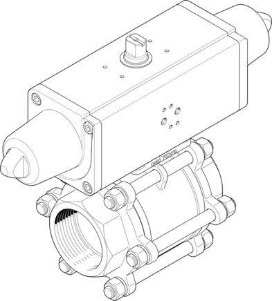 Exemplarische Darstellung: VZBA-3"-GG-63-T-22-F0710-V4V4# (1758078)   &   VZBA-4"-GG-63-T-22-F10-V4V4T-# (1758079)