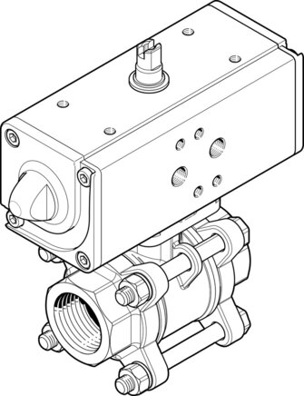 Exemplarische Darstellung: VZBA-3/4"-GG-63-T-22-F0304-V4# (1809654)   &   VZBA-1"-GG-63-T-22-F0405-V4V4# (1809655)   &   VZBA-11/4"-GG-63-T-22-F0405-V# (1809656)  & ...