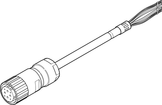 Exemplarische Darstellung: NEBM-M40G8-E-5-Q10N-LE8 (1750241)   &   NEBM-M40G8-E-10-Q10N-LE8 (1750242)   &   NEBM-M40G8-E-15-Q10N-LE8 (1750243)  & ...