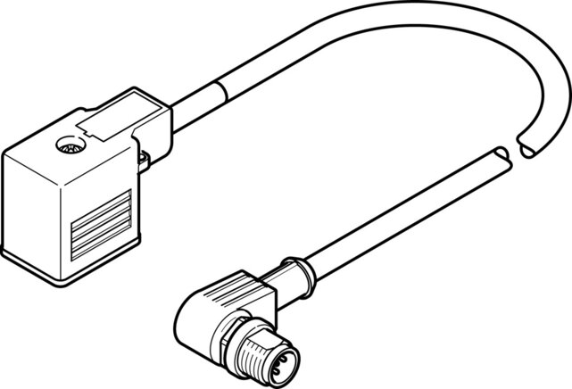 Exemplarische Darstellung: NEBV-B2W3F-P-K-0.3-N-M12W3 (3679773)   &   NEBV-B2W3F-P-K-0.6-N-M12W3 (3679774)