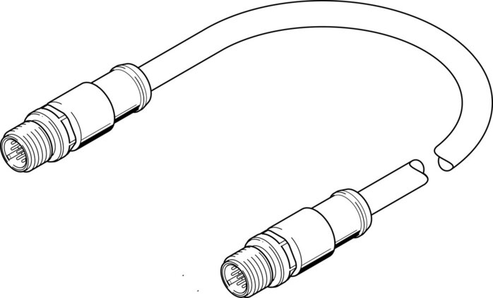 Exemplarische Darstellung: NEBS-SM12G12-E-0.3-N-M12G12