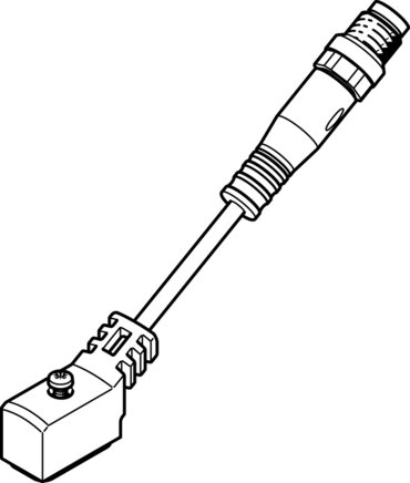 Exemplarische Darstellung: NEBV-Z4WA2L-P-E-0.5-N-M8G3-S1 (8047673)   &   NEBV-Z4WA2L-P-E-2.5-N-M8G3-S1 (8047674)