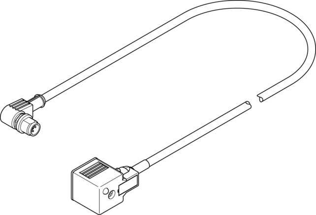 Exemplarische Darstellung: NEBV-A1W3-K-0.3-N-M12W3 (3579461)   &   NEBV-A1W3-K-0.6-N-M12W3 (3579462)