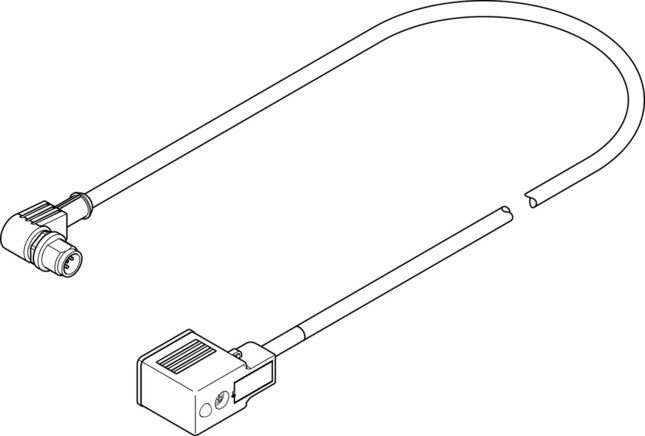 Exemplarische Darstellung: NEBV-B2W3-K-0.3-N-M12W3 (3579463)   &   NEBV-B2W3-K-0.6-N-M12W3 (3579464)