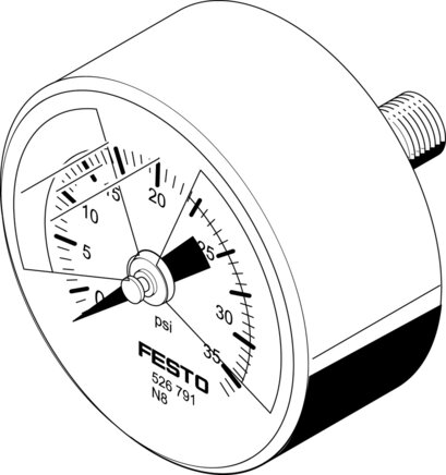 Exemplary representation: MA-50-36-R1/4-PSI-E-RG