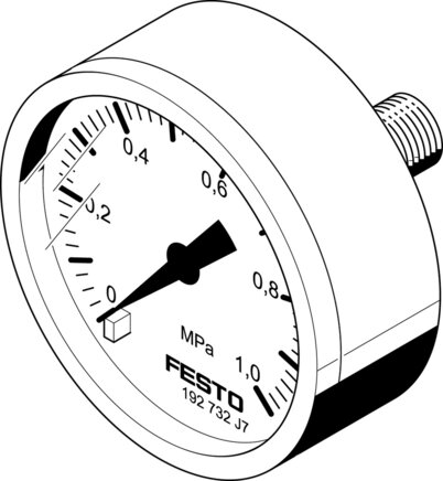 Exemplary representation: MA-40-1-G1/8-MPA