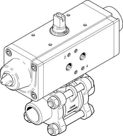 Exemplarische Darstellung: VZBA-1/4"-WW-63-T-22-F0304-V4# (1774103)   &   VZBA-3/8"-WW-63-T-22-F0304-V4# (1774104)   &   VZBA-1/2"-WW-63-T-22-F0304-V4# (1774105)  & ...