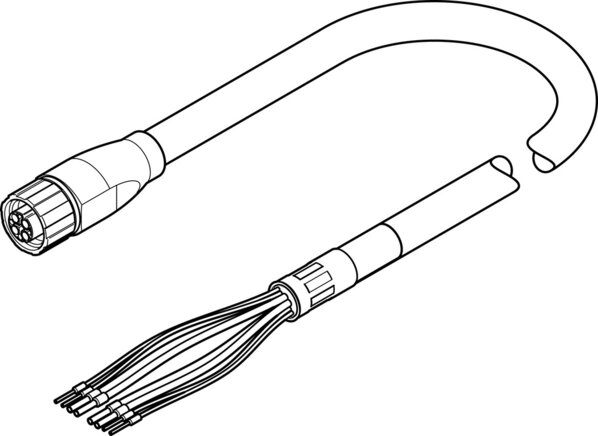 Exemplarische Darstellung: NEBM-M16G8-E-2.5-Q9-LE8-1 (5391540)   &   NEBM-M16G8-E-5-Q9-LE8-1 (5391545)   &   NEBM-M16G8-E-7.5-Q9-LE8-1 (5391547)  & ...