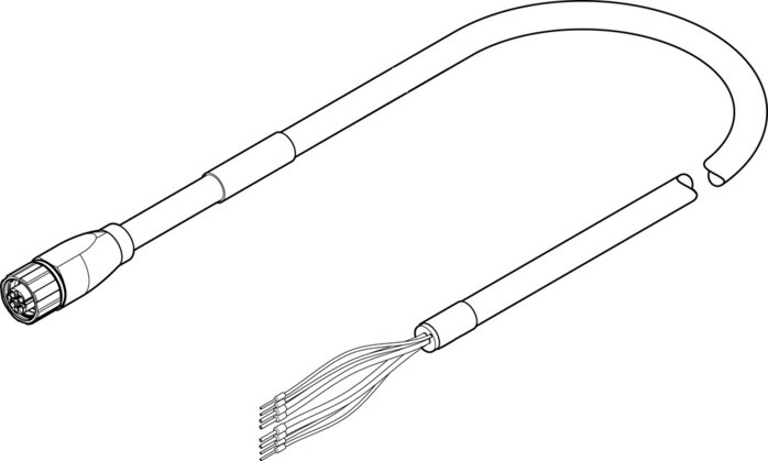 Exemplarische Darstellung: NEBM-M16G8-E-5-Q7-LE8-1 (5391543)   &   NEBM-M16G8-E-10-Q7-LE8-1 (8085952)   &   NEBM-M16G8-E-15-Q7-LE8-1 (8085953)  & ...