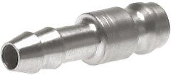 Exemplary representation: Coupling plug with grommet, stainless steel