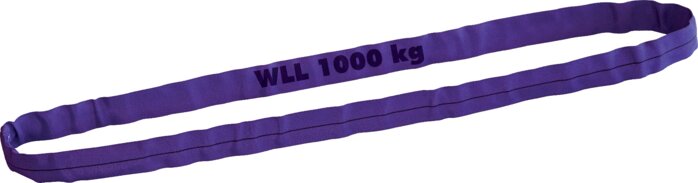 Exemplary representation: Round sling (WLL 1000 kg)