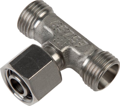 Exemplary representation: Adjustable connection fitting, without nut & cutting ring, 1.4571